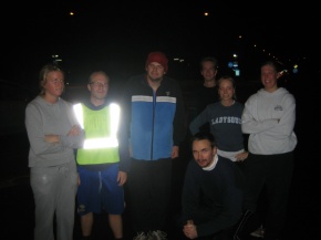 Karin, Ludde, Ola, Rolf, Erika, Ebba, Mårten (sittande)